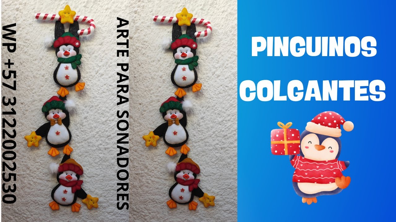 COMO HACER UN PINGUINO EN TELA./Arte para soñadores