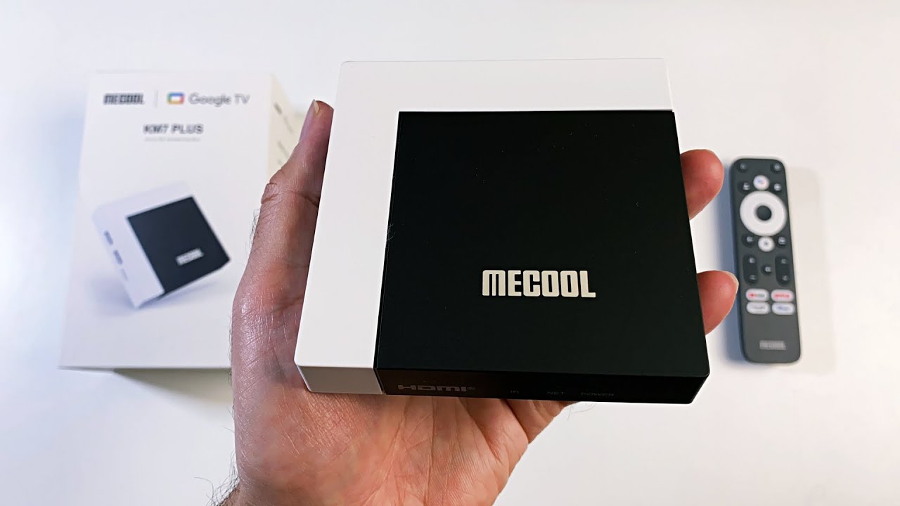 Стриминговая приставка MECOOL KM7 Plus 4K HDR — официальная версия Android TV 11 — S905Y4 — хорош...