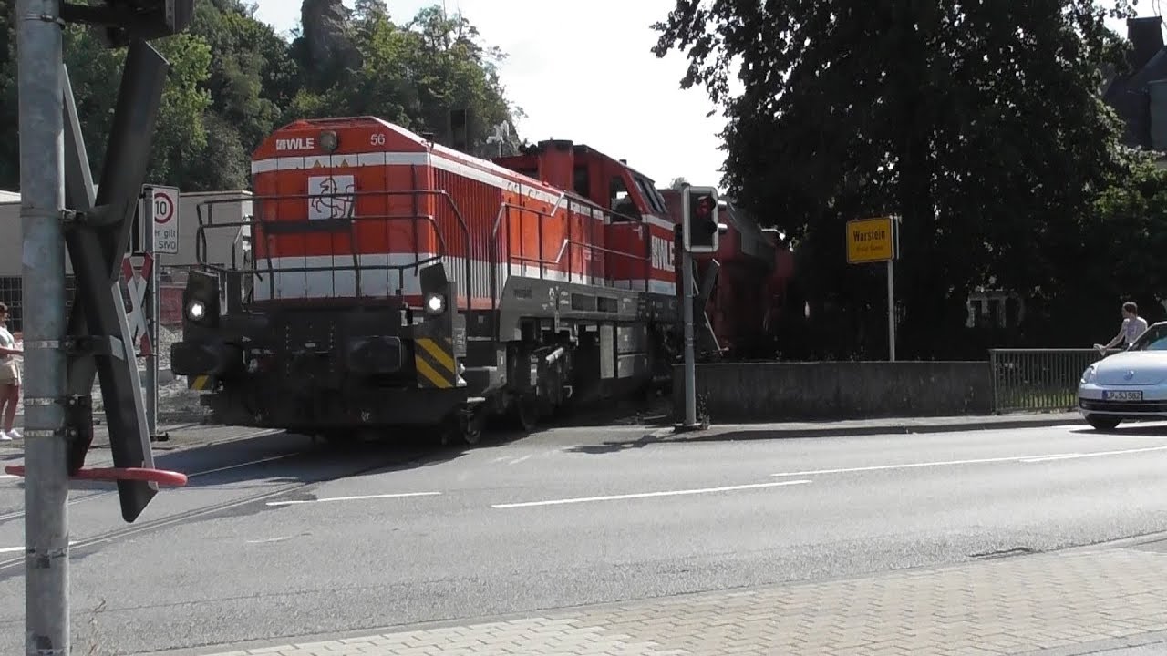 WLE Westfälische Landesbahn mit Steinzug in Warstein