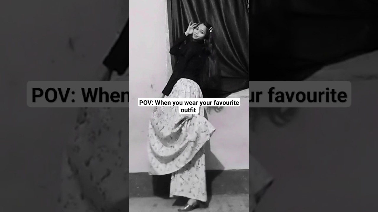When you wear your favourite outfit 🔥