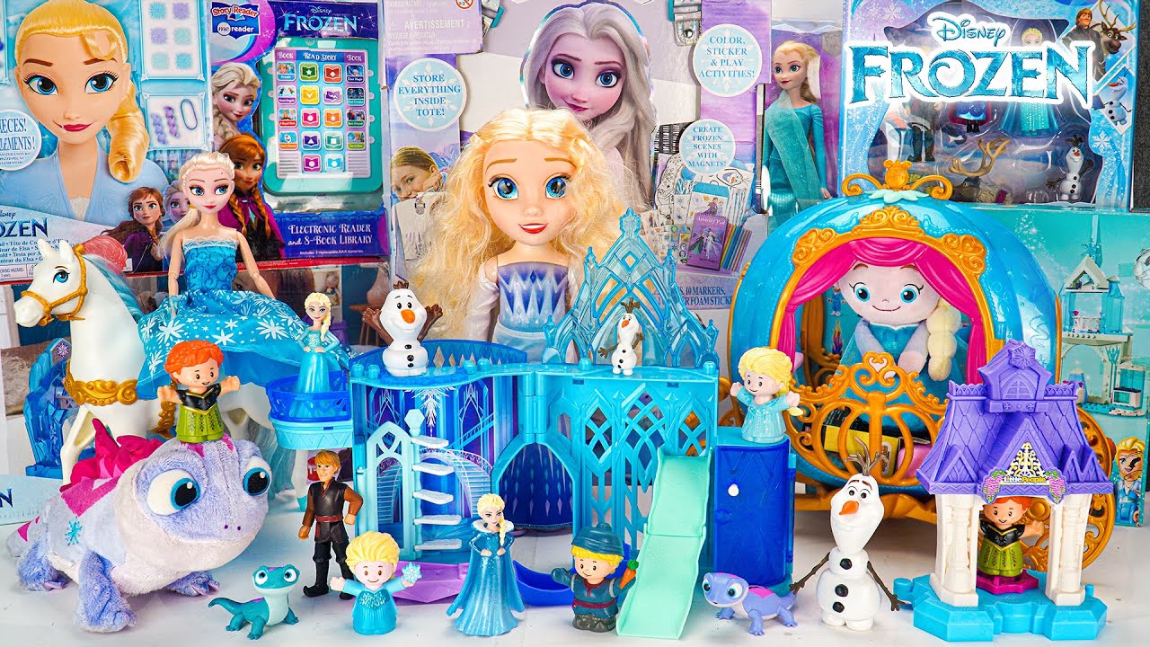 Disney Frozen Toys Collection Unboxing | Disney Princess Cinderella Pumpkin Bisha ASMR | Review Toys