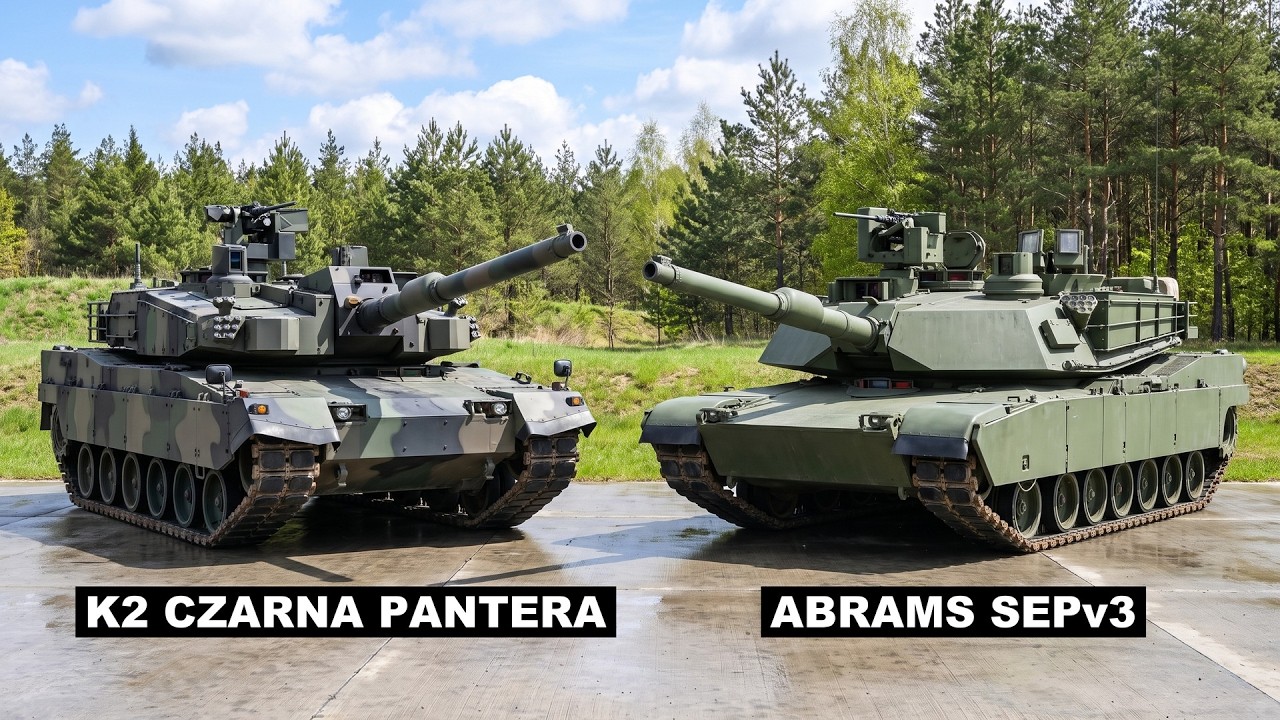 K2 kontra Abrams: Polska zam&oacute;wiła 360 Czarnych Panter i 366 Abrams&oacute;w. Kt&oacute;ry czołg jest lepszy?