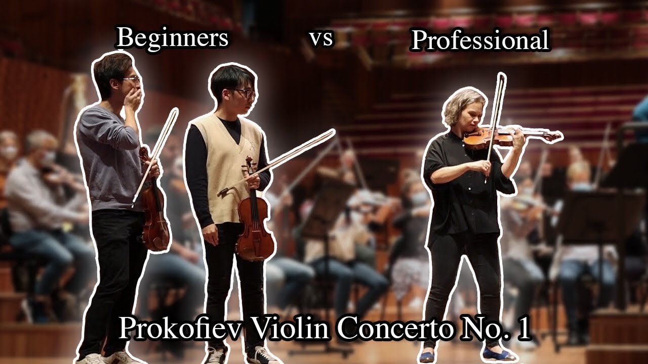 Professional VS Beginner Soloist (Ft. Hilary Hahn, Simone Young, SSO)