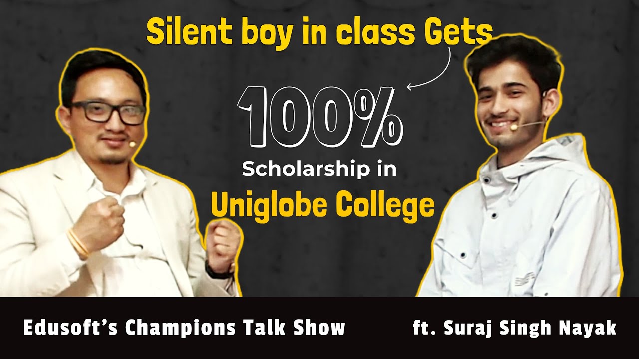 Silent boy in class Gets 100%  Scholarship | Edusoft’s Champions Talk ft. Suraj Singh | PuMAT 2023