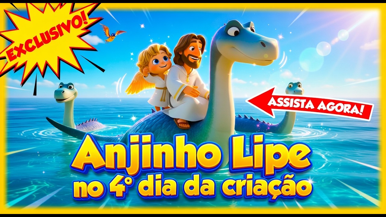 ANJINHO LIPE NO QUARTO DIA DA CRIAÇÃO DO MUNDO #  MÚSICA BÍBLICA.