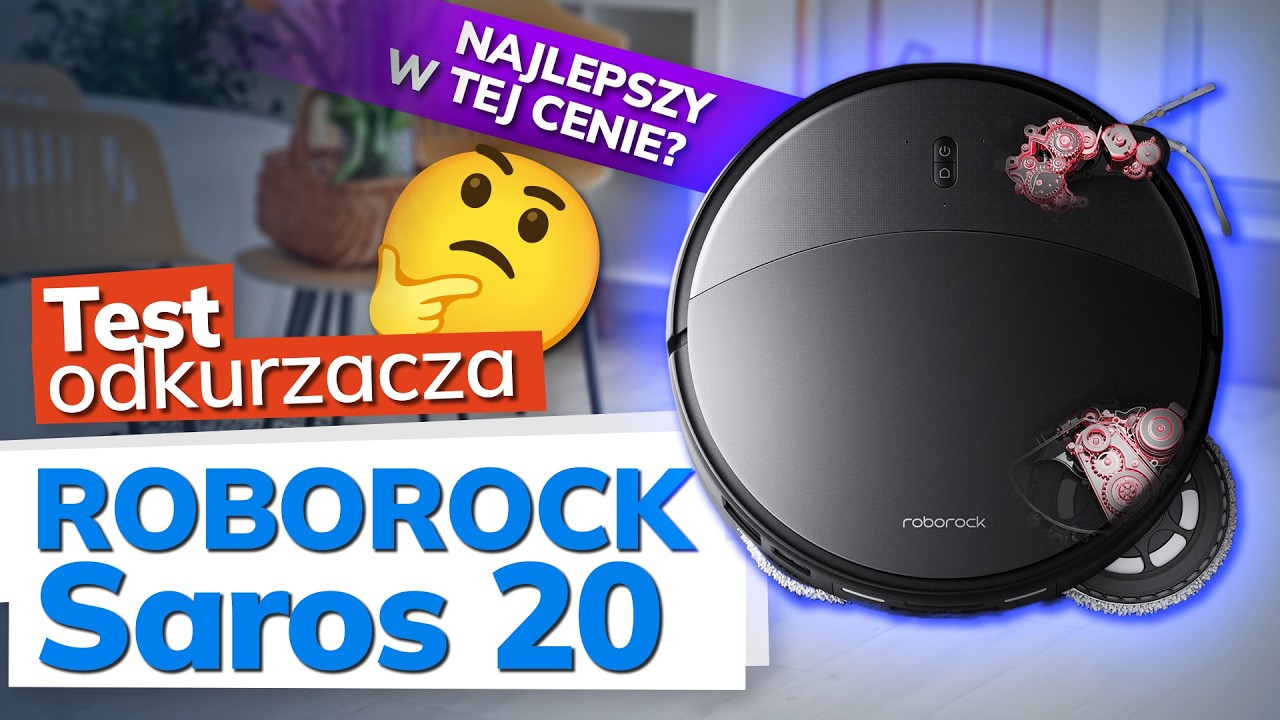 Roborock Saros 20 🌪️  36 000 Pa mocy SSĄCEJ 🤯 [TEST & RECENZJA]