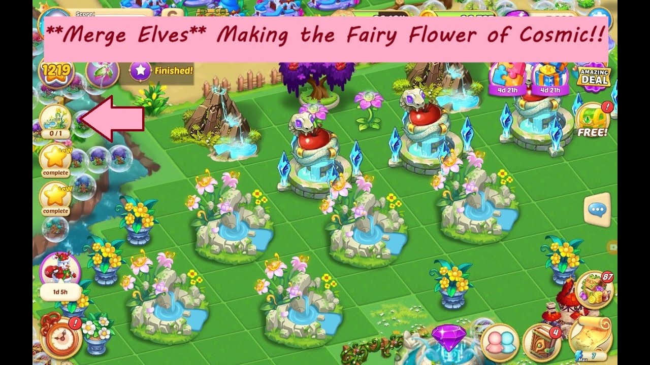 Merge Elves *Making the Fairy Flower of Cosmic!*