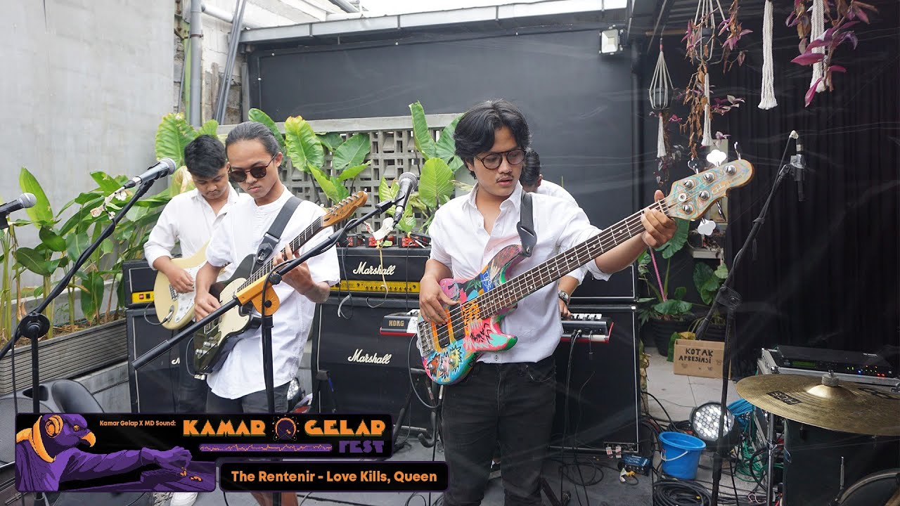 The Rentenir - Love Kills Queen Live at Kamar Gelap Fest