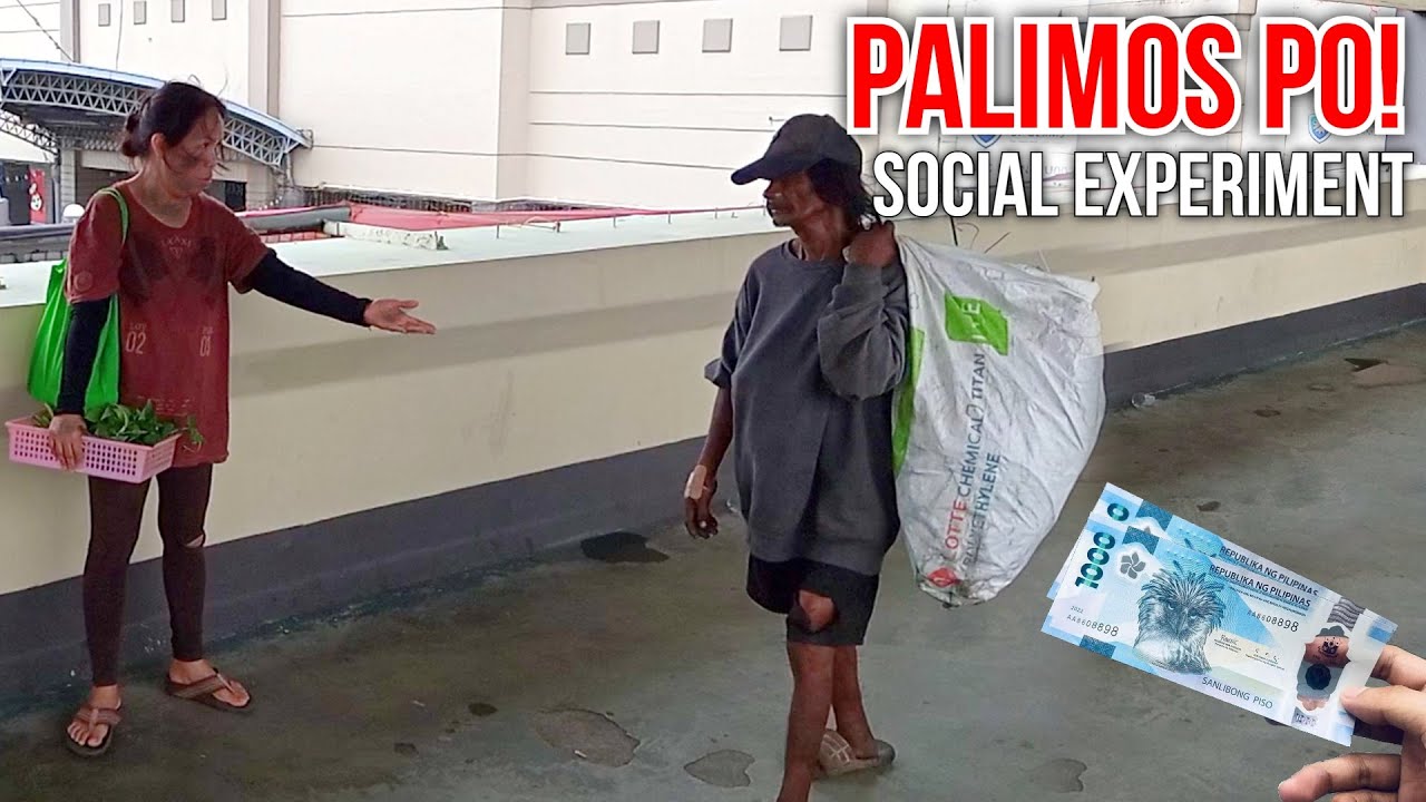 Palimos Experiment, Bigyan Ng 2000 Ang Magbigay Ng Barya Social Experiment #viral #shorts #trending
