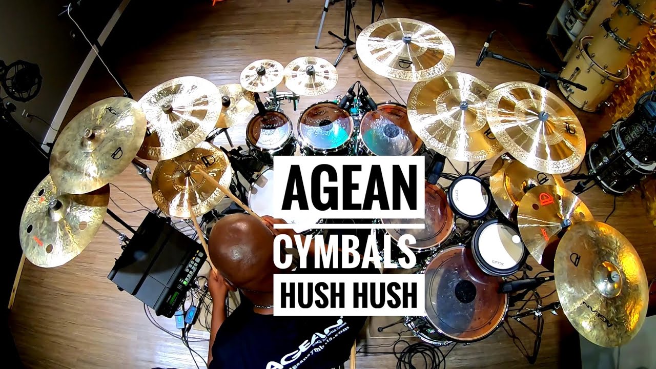 Josivaldo Santos - Agean cymbals Hush Hush series