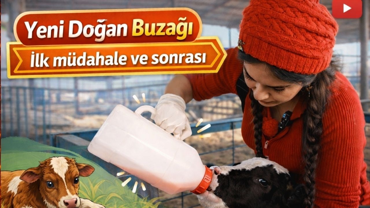 YENİ DOĞAN BUZAĞI ! |  İLK MÜDAHALE VE SONRASI