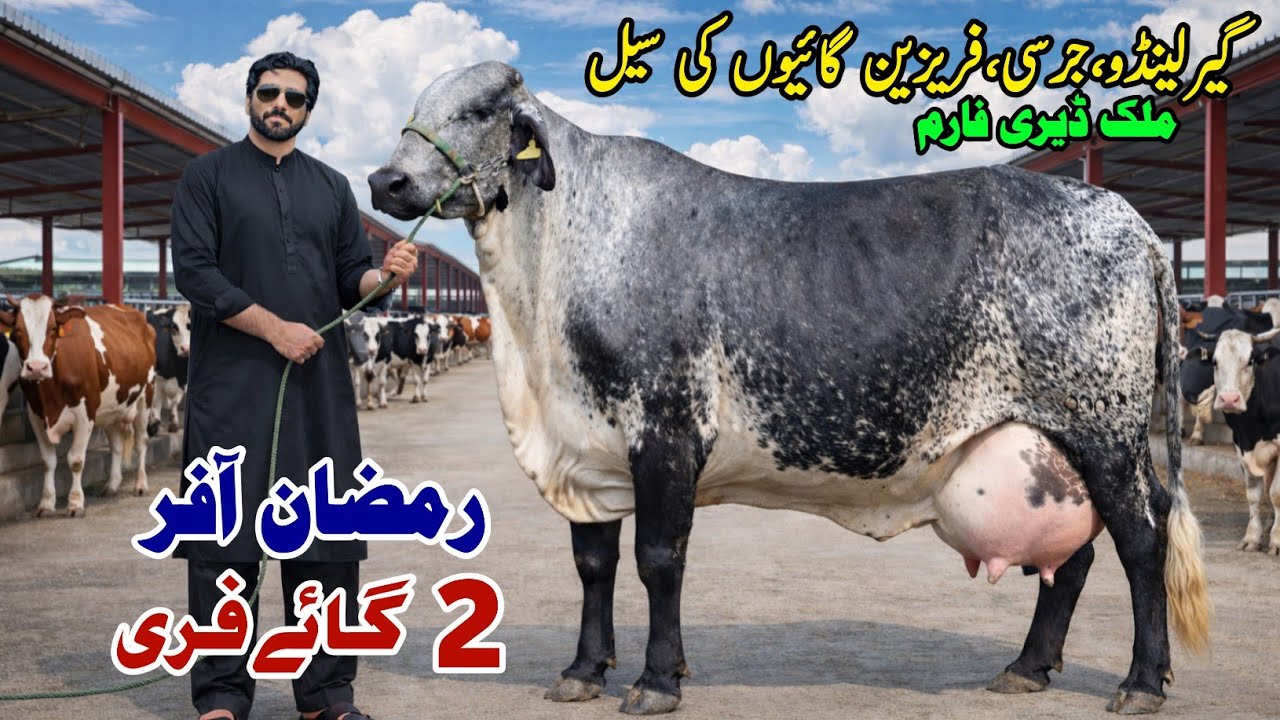 Malik Dairy Farm | Jersey Cow | Gir Cow | Cholistani Cow | Girlando Dairy Farm | Pk Janwar Mandi