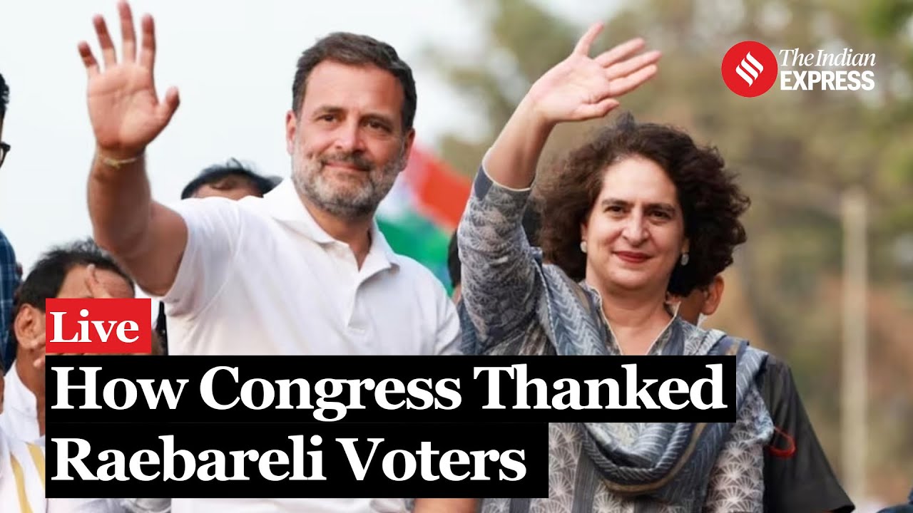 Rahul Gandhi, Priyanka Gandhi Visit Raebareli To Thank Voters After Congress Win