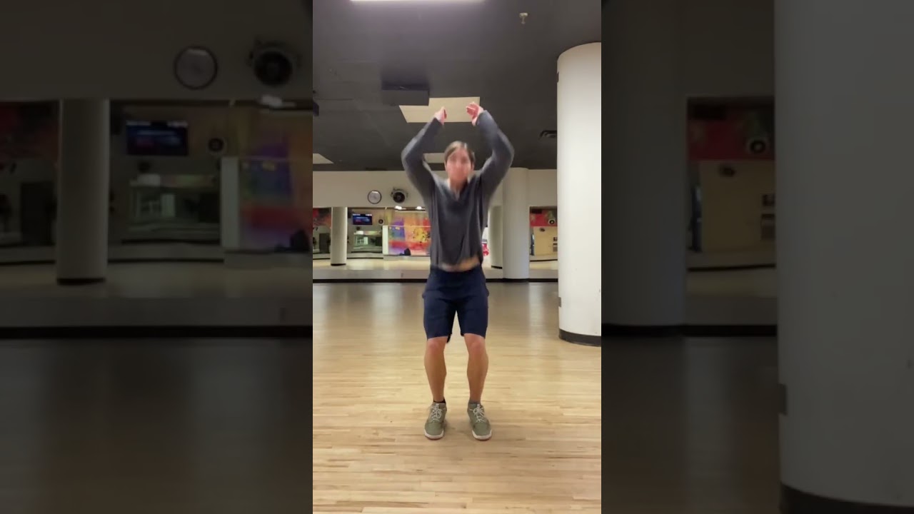 Slow motion backflip