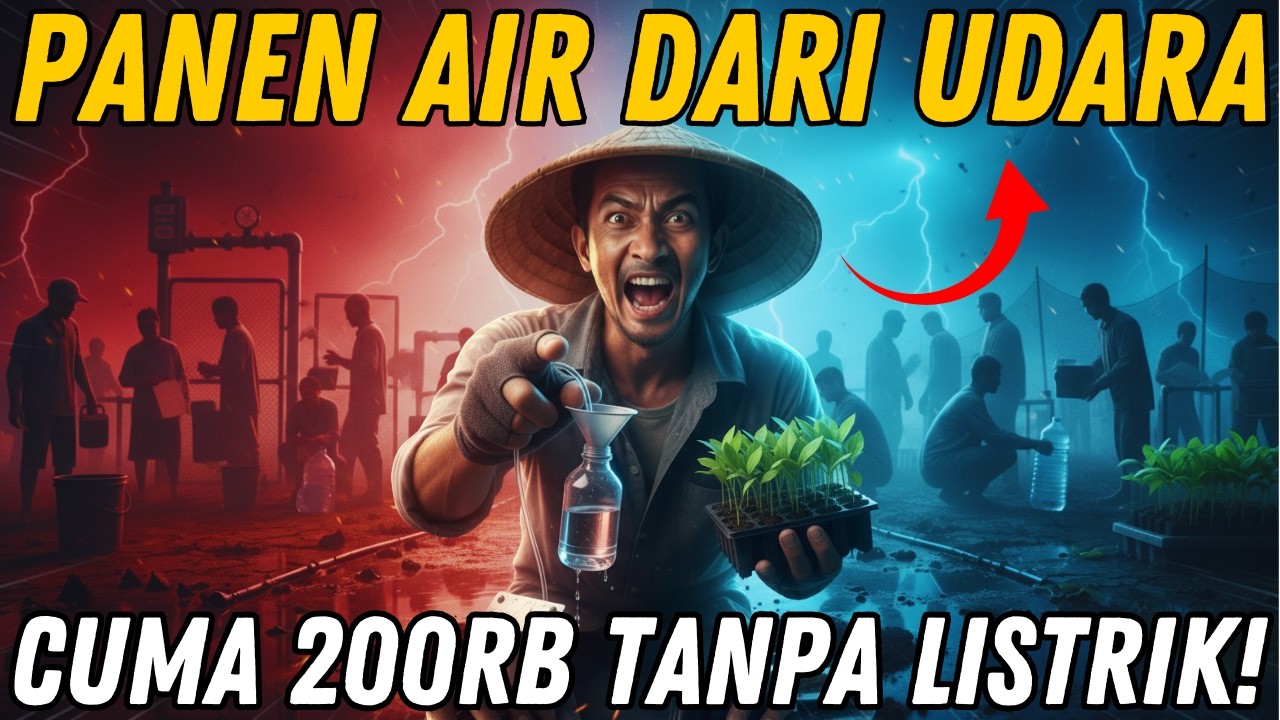 Kearifan Leluhur: Cara Panen Air dari Udara Tanpa Listrik (Cuma 200 Ribu)