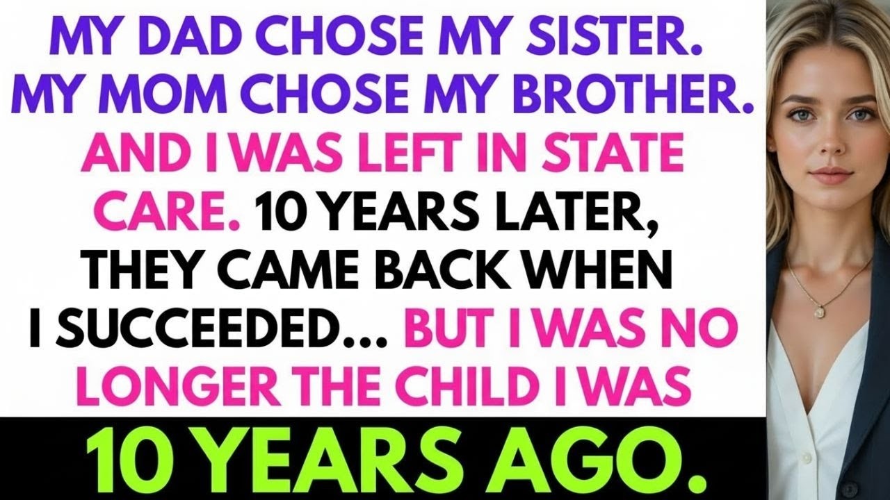 My Dad Took My Sister, My Mom Took My Brother — And I Was Placed In State Care. Years Later…