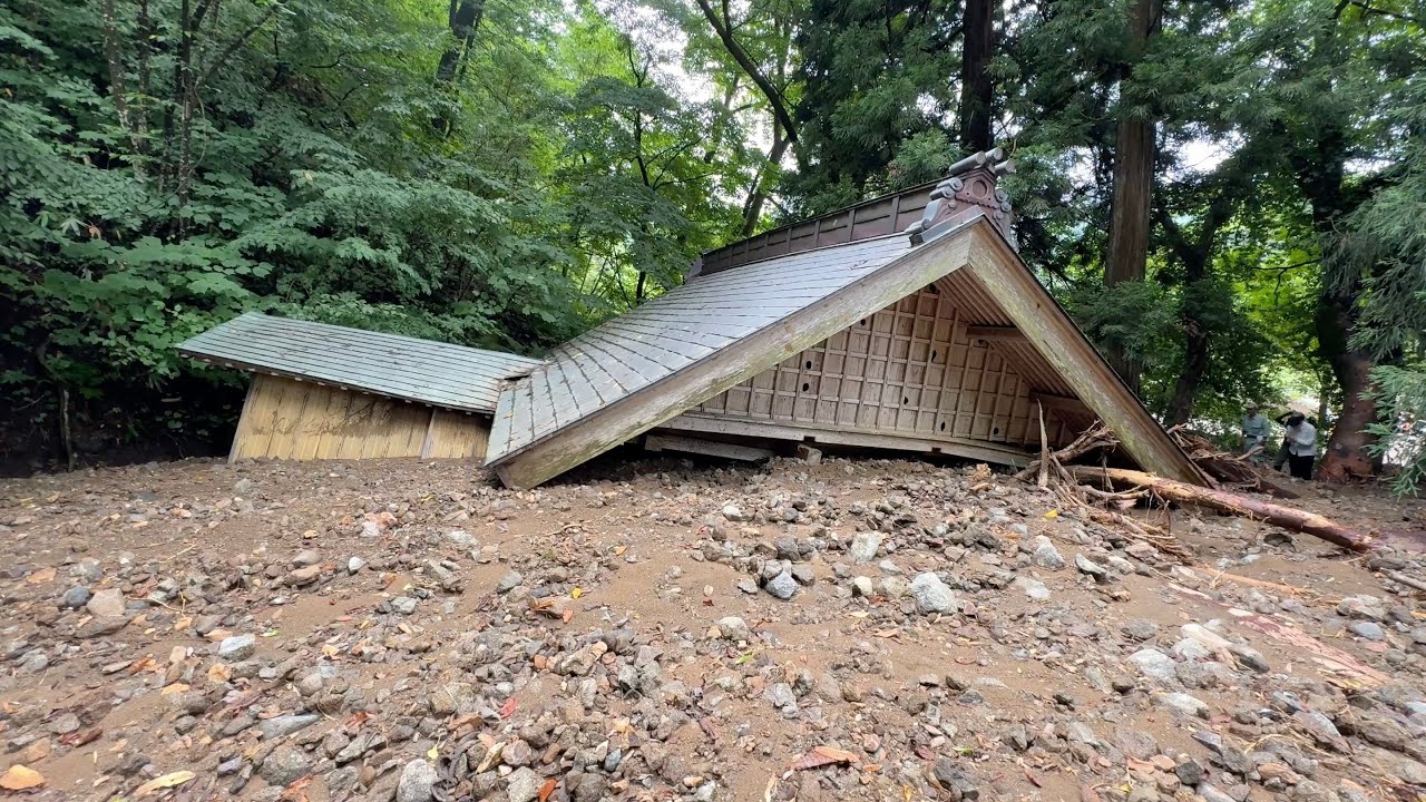 2024年08月13日〜15日 大沢地区の豪雨災害からの復興状況（山形県酒田市八幡地域）Rain Devastation: Osawa Dist., Sakata, Yamagata Pt.12