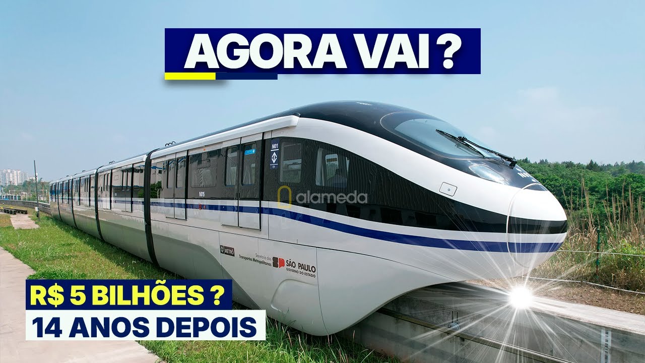 LINHA 17-OURO AGORA VAI? O Trem Fantasma De São Paulo Finalmente Se Moveu