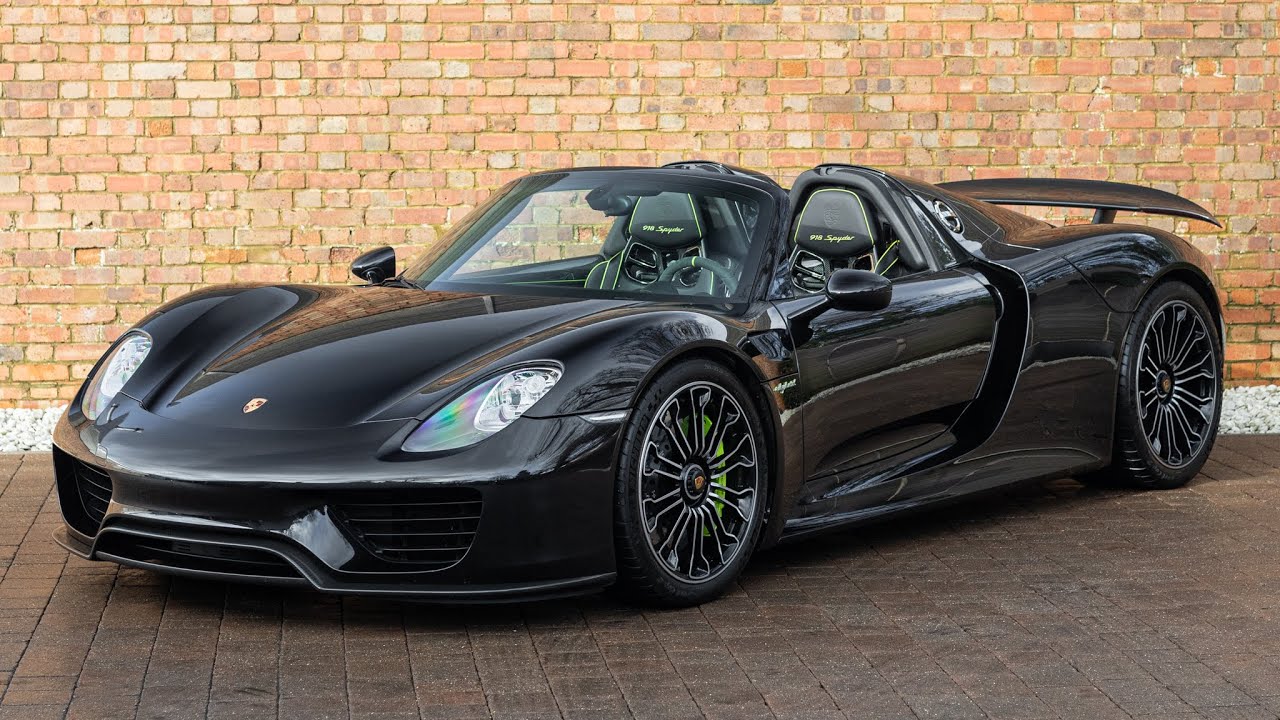 2015 Porsche 918 Spyder - Basalt Black Metallic - Walkaround & Interior | Romans International [4K]