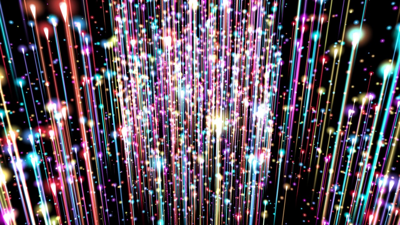 4K красочные расслабляющие кометы столб 2160p движения фон - видео фон
