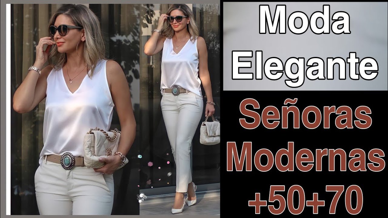 MODA ELEGANTE PARA SE&Ntilde;ORAS DE 50 60 Y 70 A&Ntilde;OS OUTFITS SOFISTICADOS MUJERES MADURAS