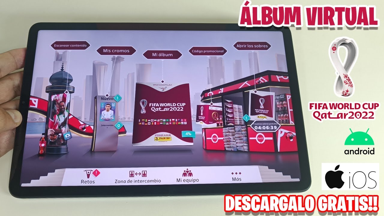 Álbum Virtual Qatar 2022 de Panini: Descarga GRATIS Colección Licenciada 2022 (Android y iOS)