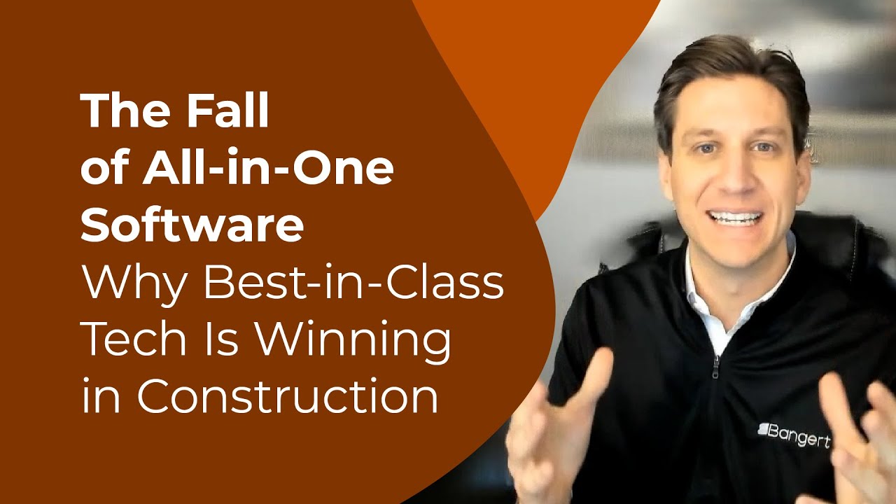 The Fall of All-in-One Software: Why Best-in-Class Tech Is Winning in Construction