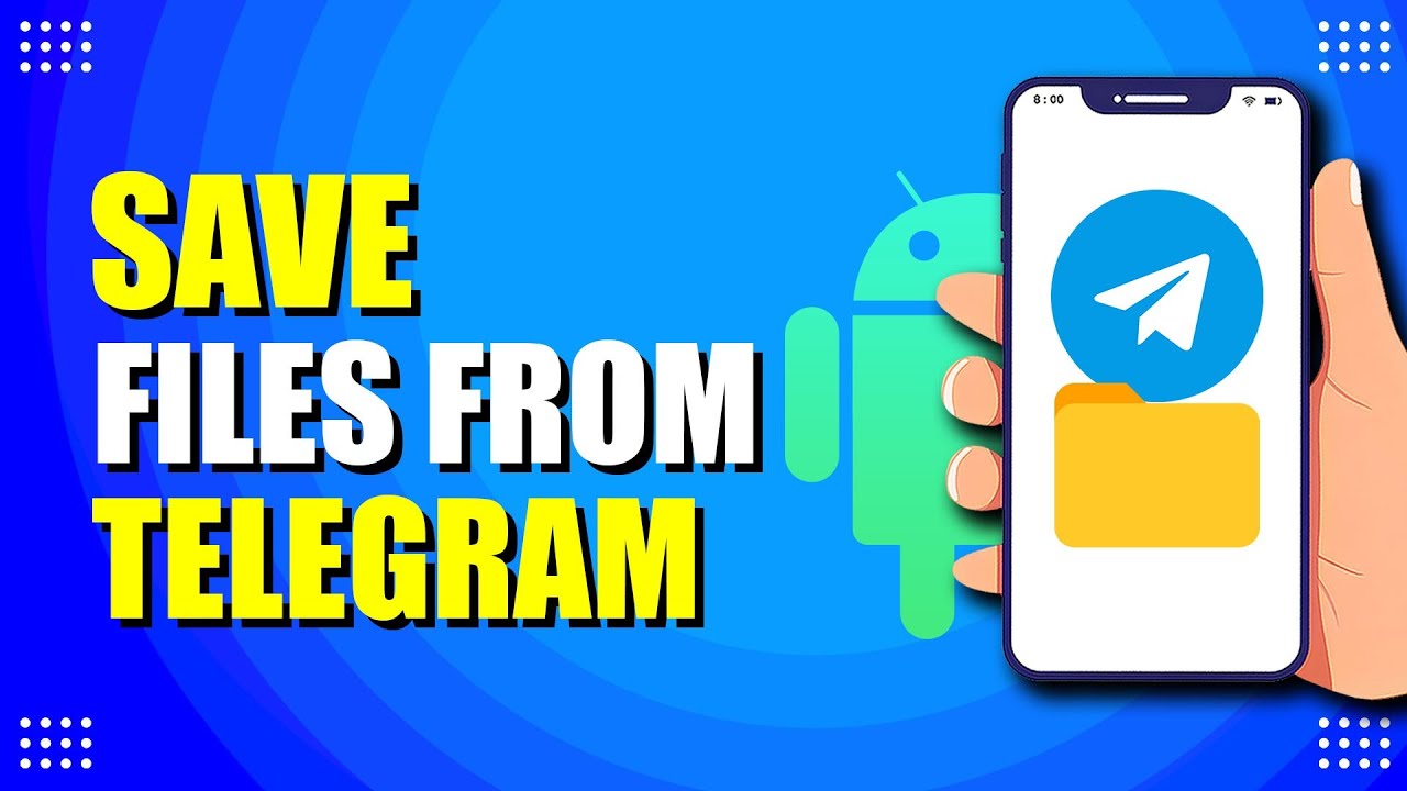 Как сохранить файлы из Telegram на Android (быстро и просто)