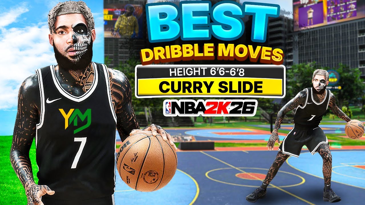 NBA 2K26: 6&rsquo;8 PGs Can NOW CURRY SLIDE!🤯 BEST NEW DRIBBLE MOVES for TALL GUARDS!!