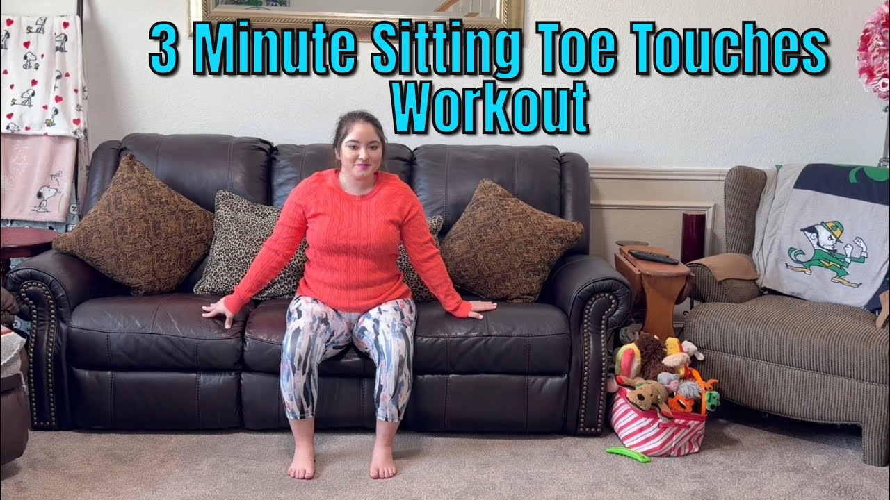3 Minute Sitting Toe Touches Workout 