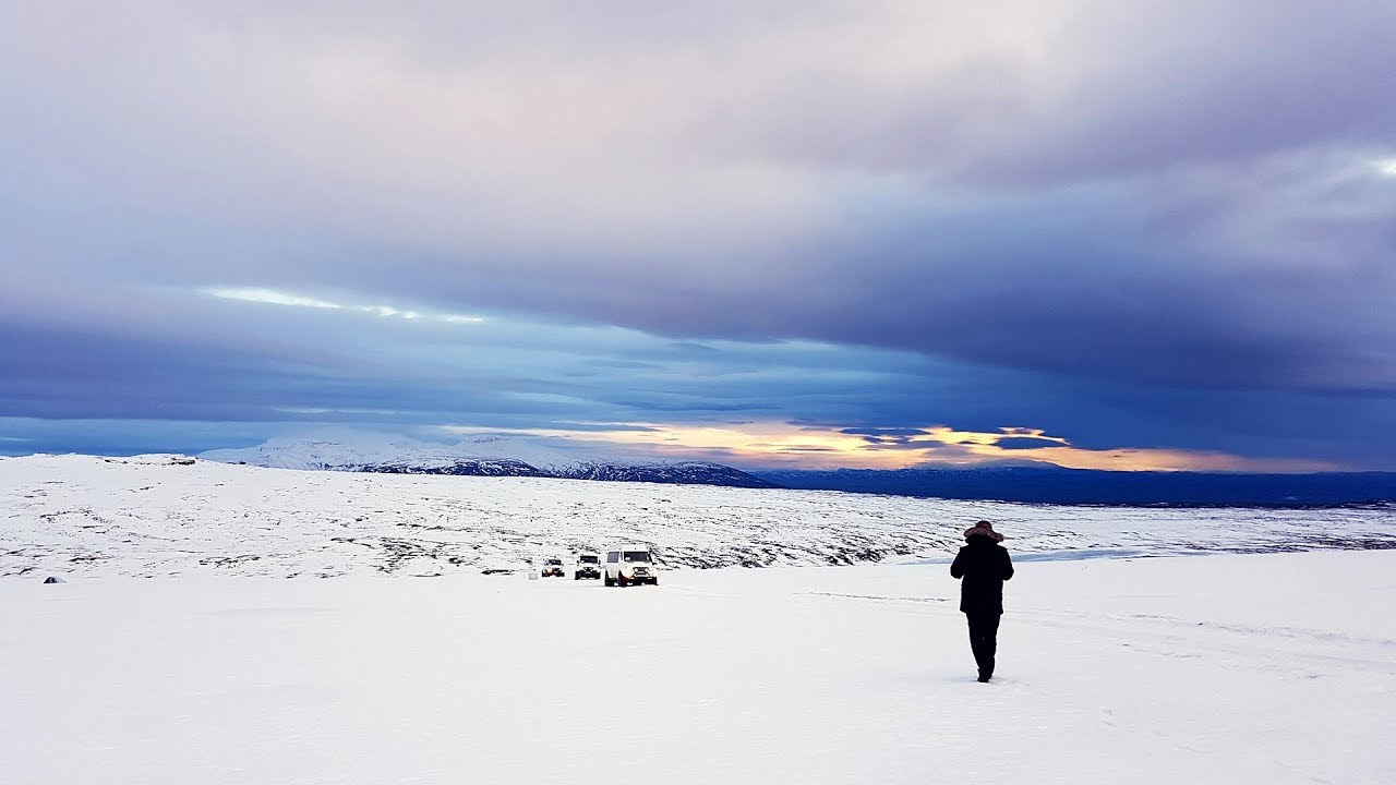 Langj&ouml;kull Glacier in Iceland