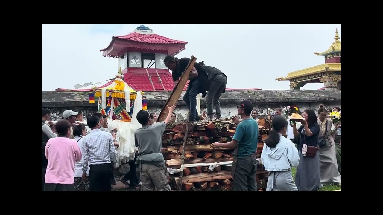 Funeral Of Lt Rev Sonam Wangdi Dupla Of Yangyang S/Sikkim🙏🙏🙏