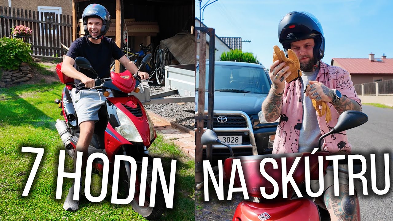 7 HODINOVÁ CESTA Z ÚSTÍ DO PARDUBIC NA SKÚTRU