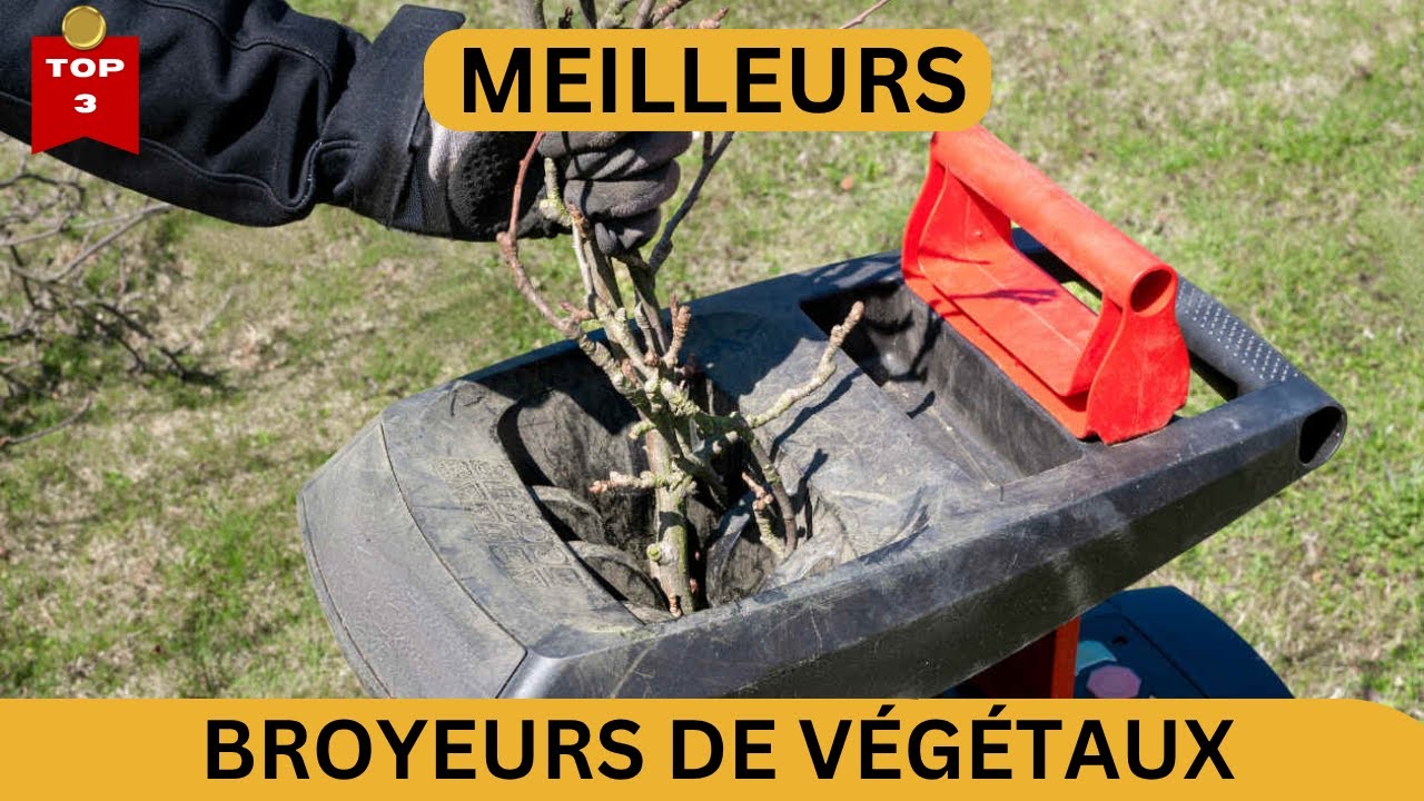 Les meilleurs broyeurs de végétaux électriques - Mon TOP 3 en 2026