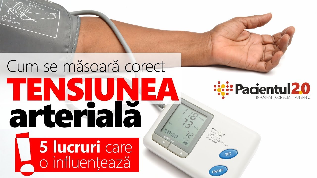 Tensiunea arterială. Cum se măsoară corect