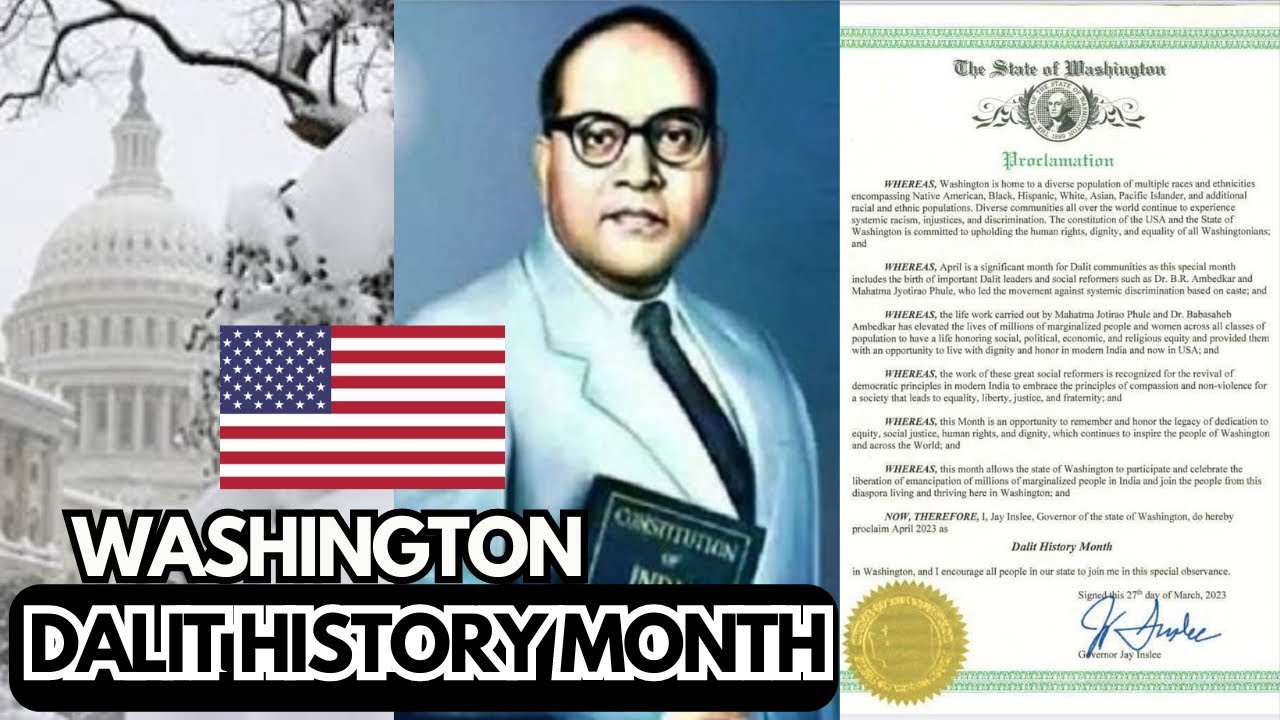 WASHINGTON 🇺🇸 DALIT HISTORY MONTH | APRIL 2023