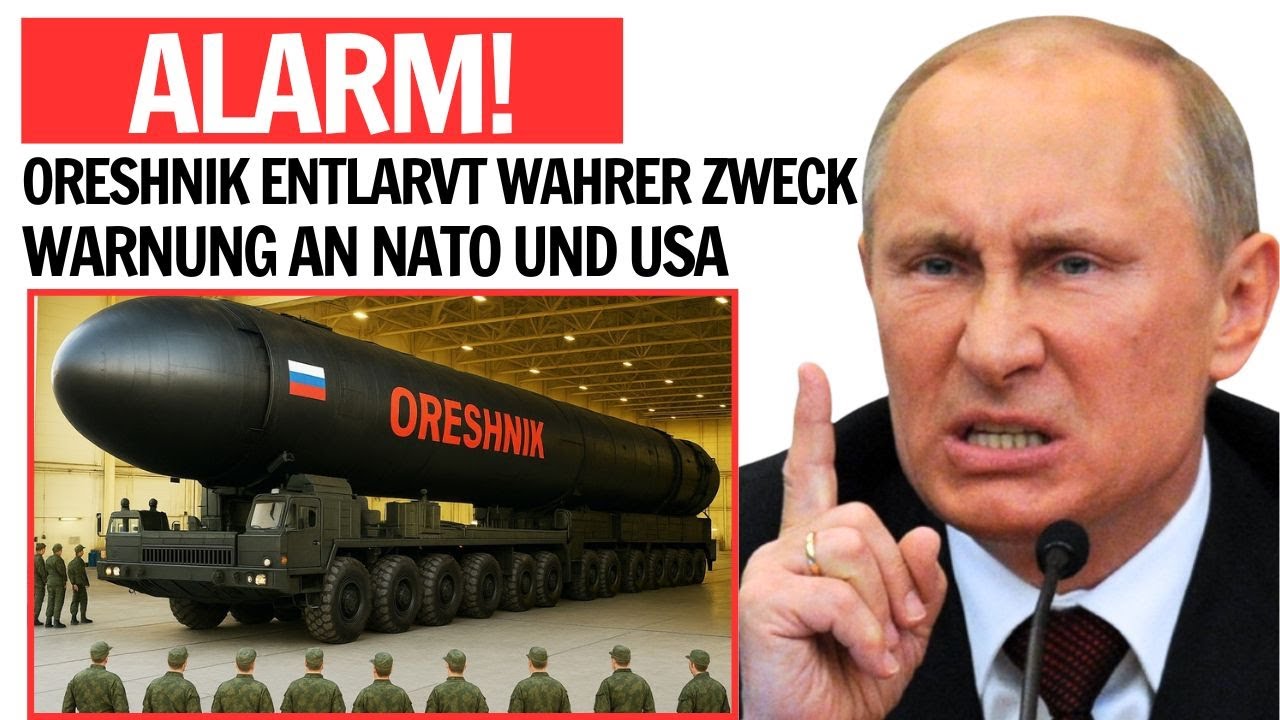 Oreshnik entlarvt Russlands wahres Ziel – Hyperschall als Warnung an NATO und USA