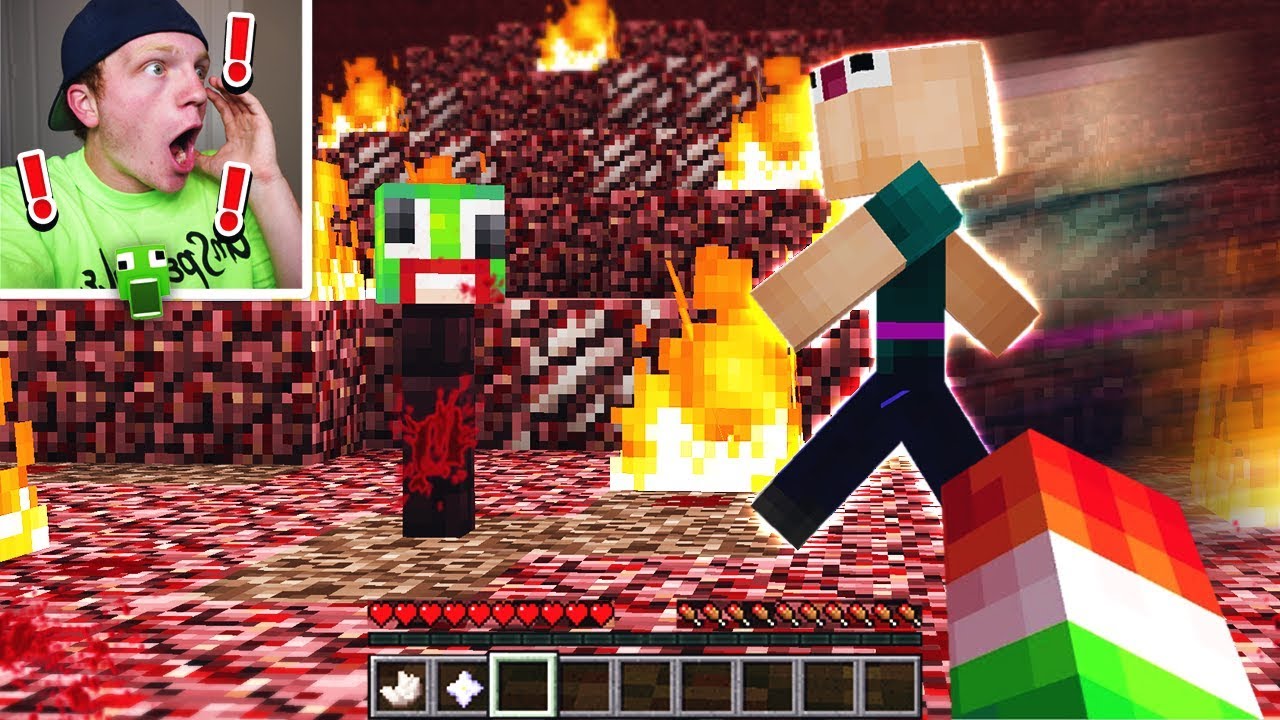 CHASING ASWDFZXC IN MINECRAFT! *DO NOT ATTEMPT*