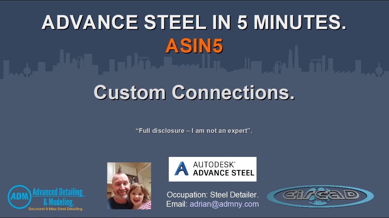 ADVANCE STEEL IN 5 - Custom Connections.