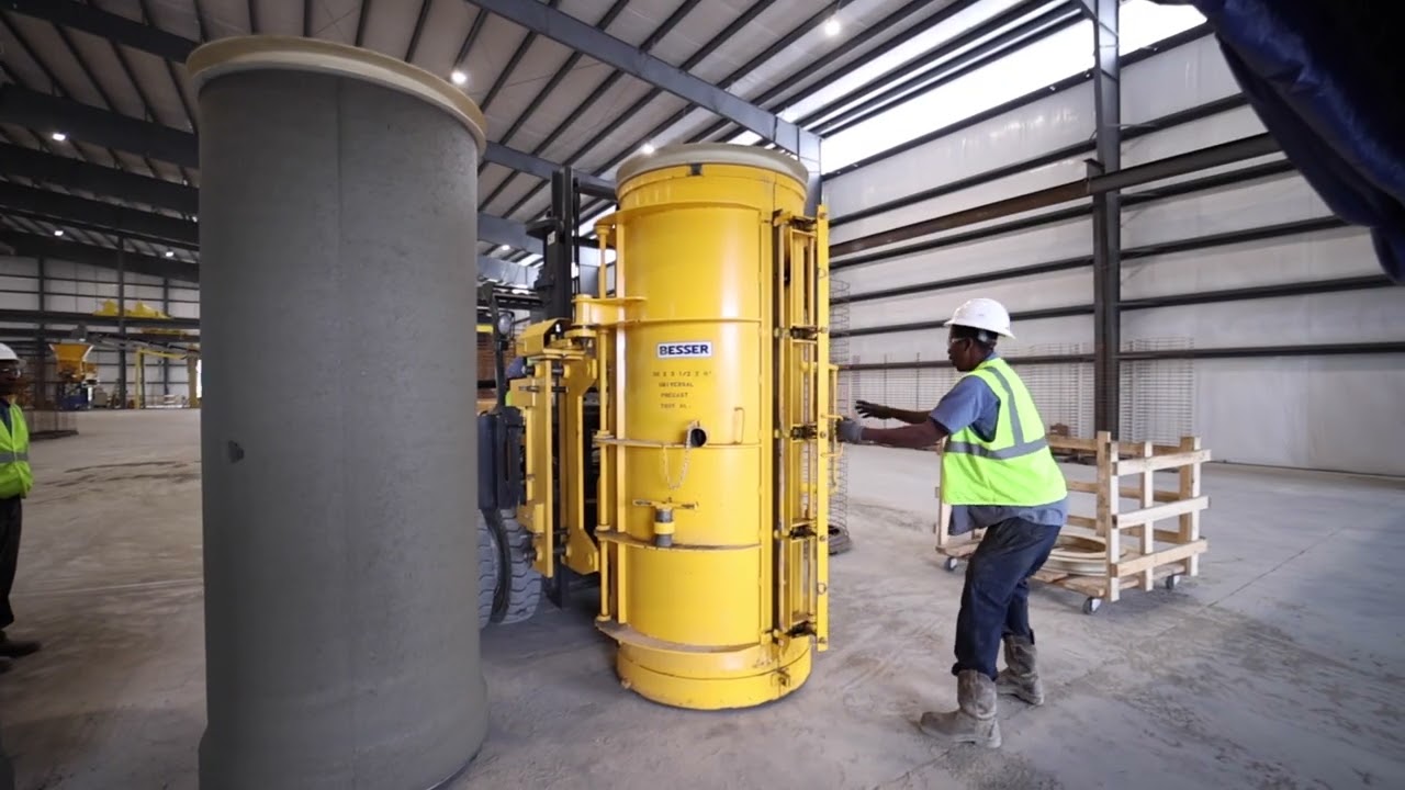 Besser - APEX BiDi Concrete Pipe Machine