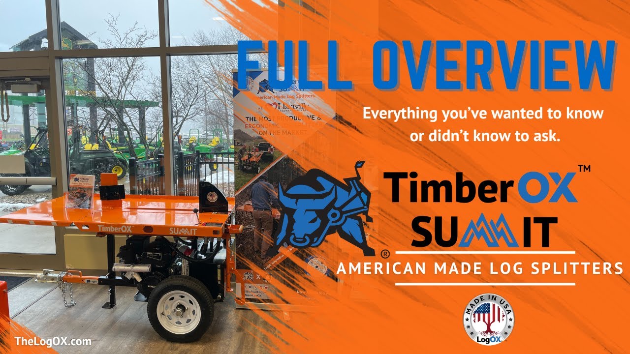 🪓 TimberOX Summit Log Splitter Owner's Manual & Review | American-Made Power for Homesteaders & Pros