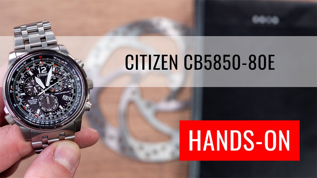 HANDS-ON: Citizen Promaster Sky Eco-Drive Titanium CB5850-80E