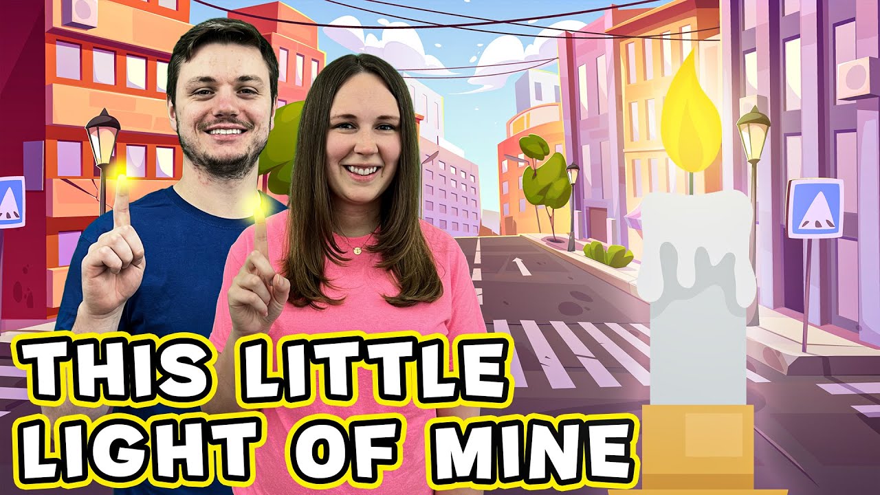 This Little Light of Mine (with Lyrics) | Christian Kids Song | Sunday School | Nursery Rhymes