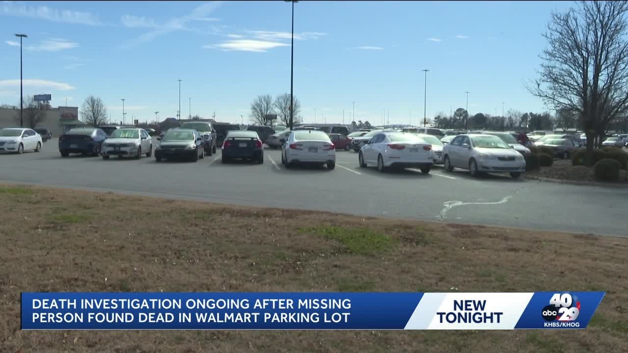 Death investigation ongoing after missing person found dead in Walmart parking lot