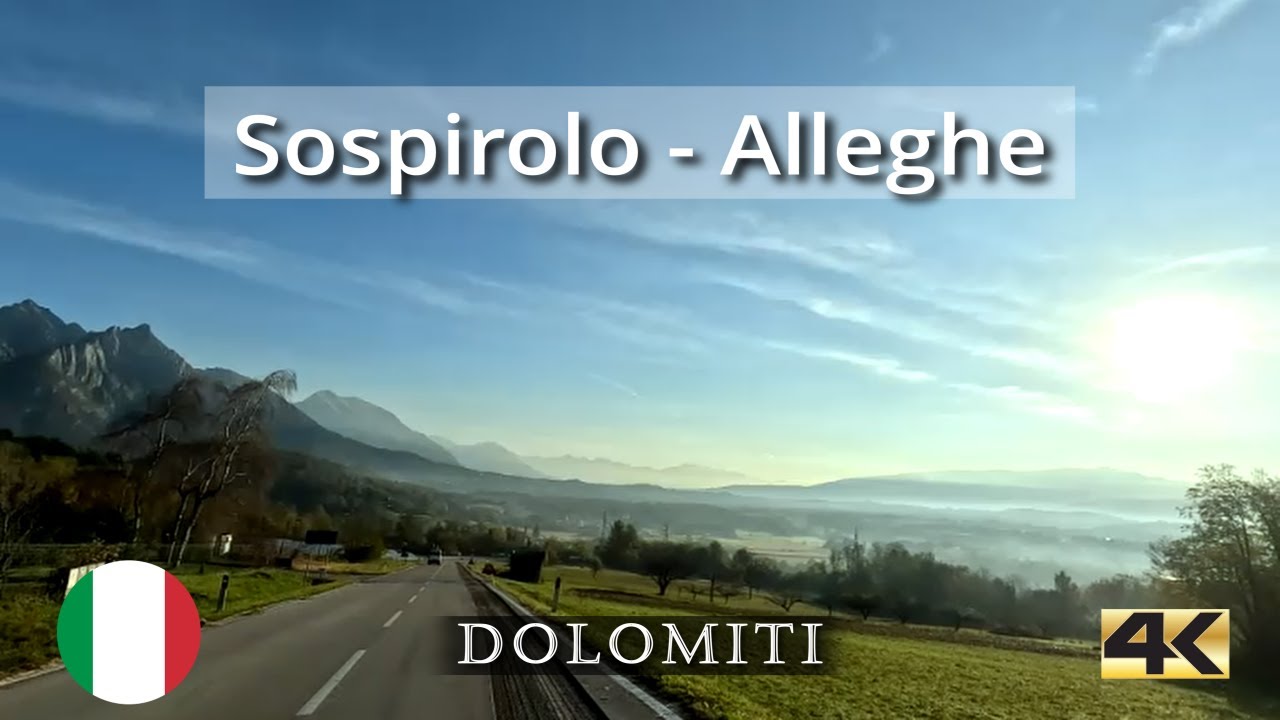 Real Driving in the Dolomites 4K  Sospirolo → Alleghe, Italy POV | 2025