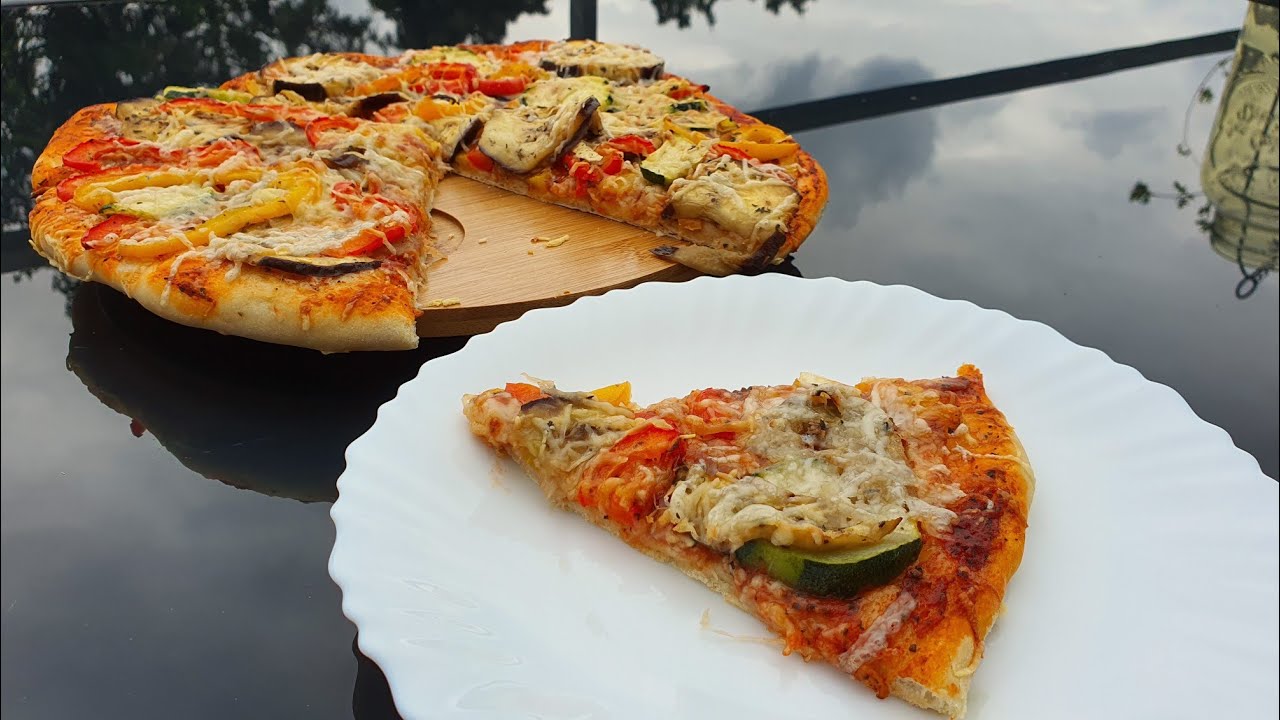 Lezzetine Inanamıyacağınız Sebzeli PIZZA ✅ Pizza v&eacute;g&eacute;tarienne / Vegetarische pizza