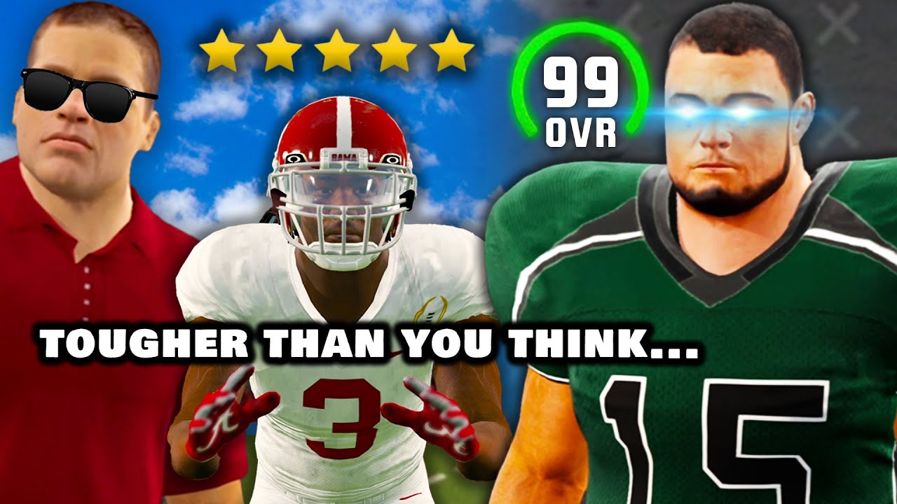 Can I survive College Football with 5 Star recruits only?