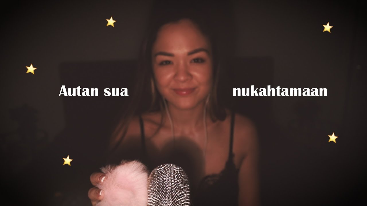 Whispers, hair brushing, tapping & mic brushing ASMR