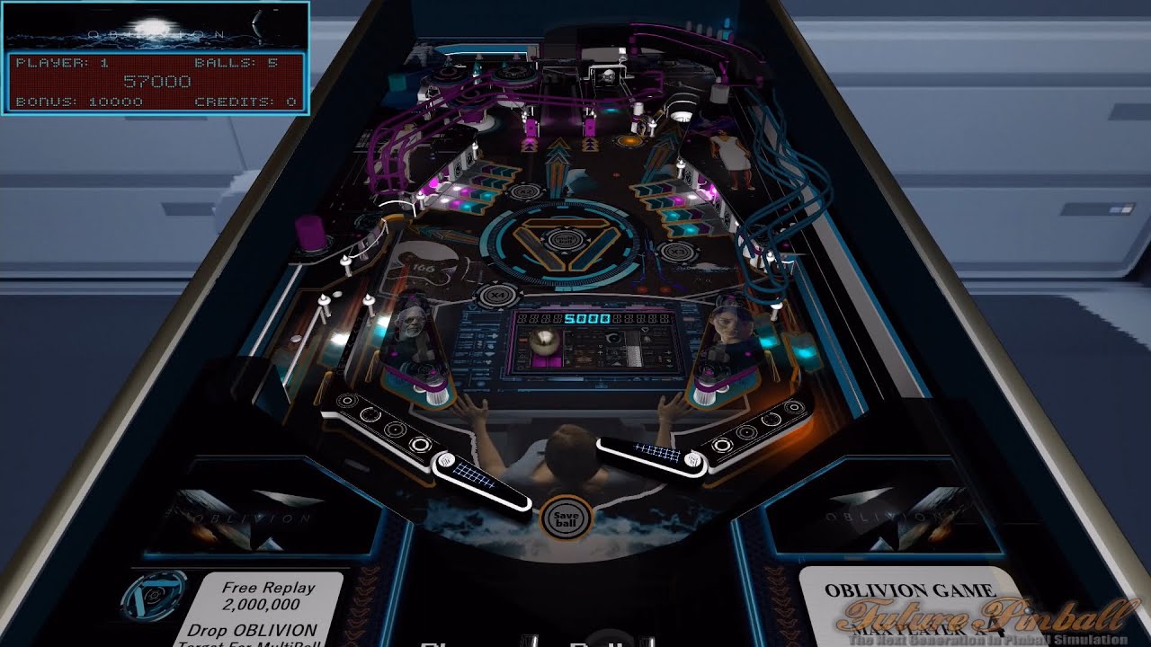 Batocera 36: Future Pinball - Oblivion Movie V.2.0 FizX 3.2 + Xenon Out of Breath Edition FizX 3.0