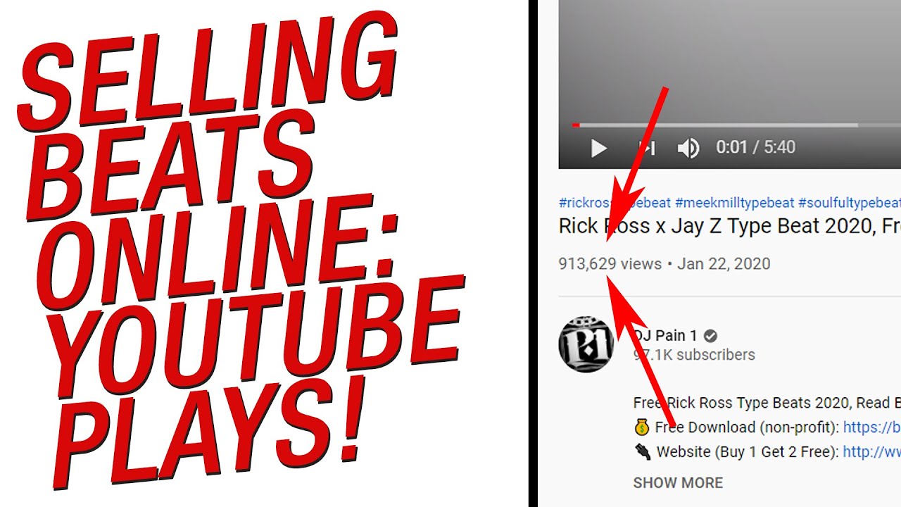 Selling Beats Online in 2020: YouTube Views + Keywords